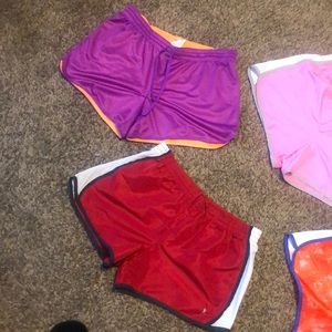 Dan skin Athletic Womens Shorts Bundle, L(12-14)3 pairs ,Medium(8-10) 1 pair